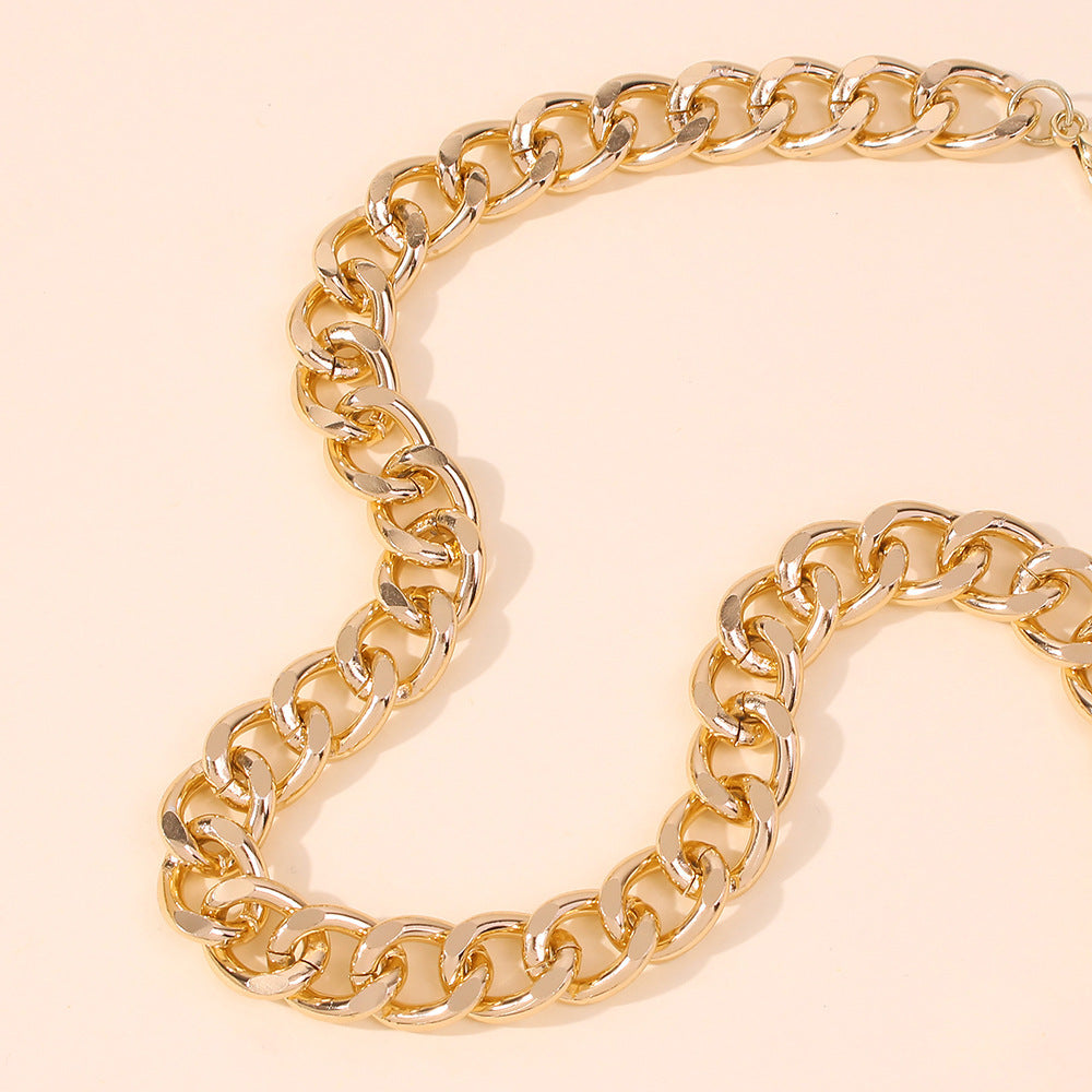 Twist Gold Silver Chunky Necklaces