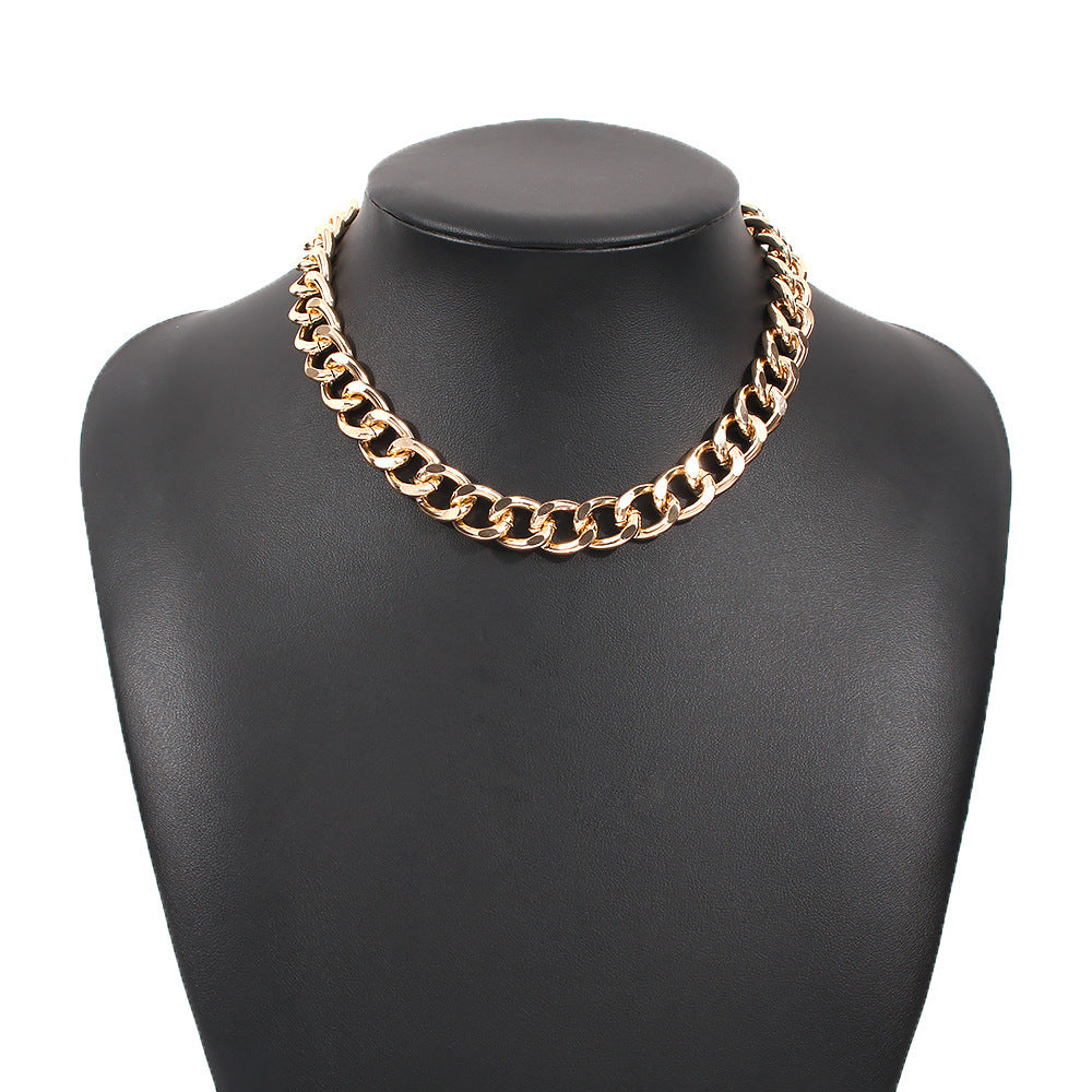 Twist Gold Silver Chunky Necklaces