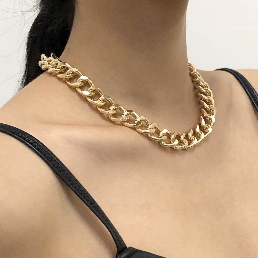 Twist Gold Silver Chunky Necklaces