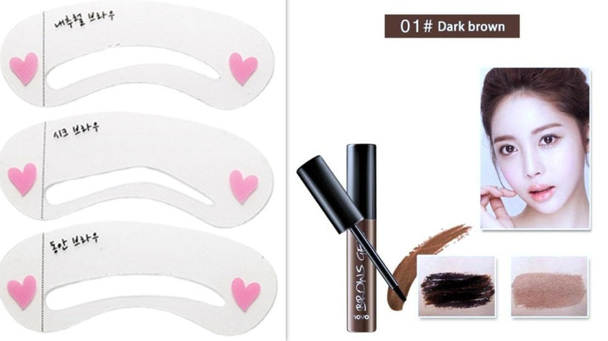 Peel Off Brown Black Eye Brow