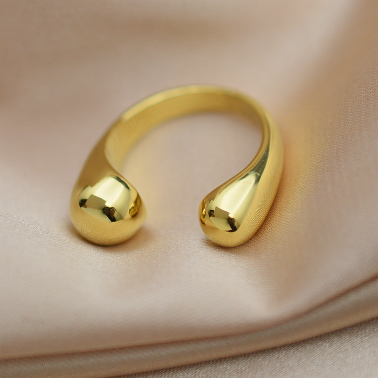 Gold Metal Brass Plated Rings
