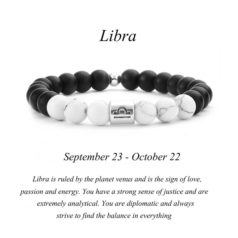 Frosted Black Turquoise Couple Bracelets