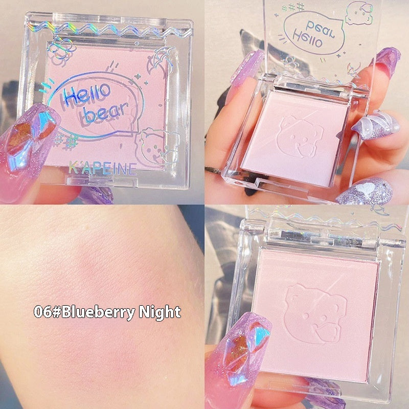 Monochrome Blush Matte Makeup