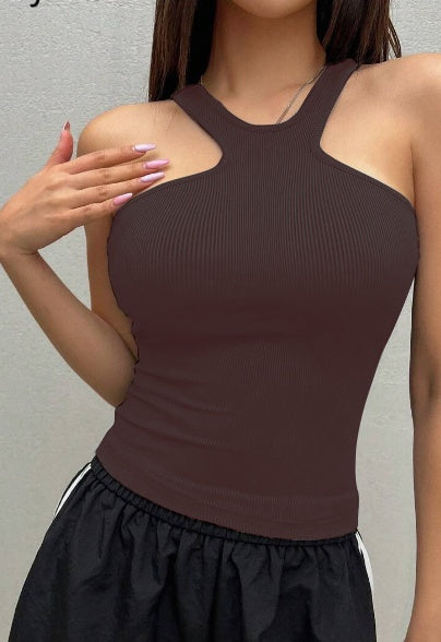 Solid Color Halter Top