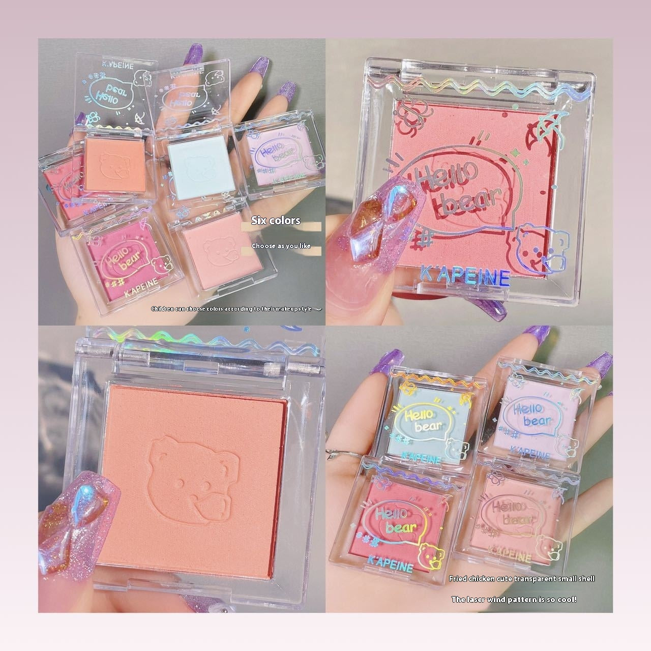 Monochrome Blush Matte Makeup