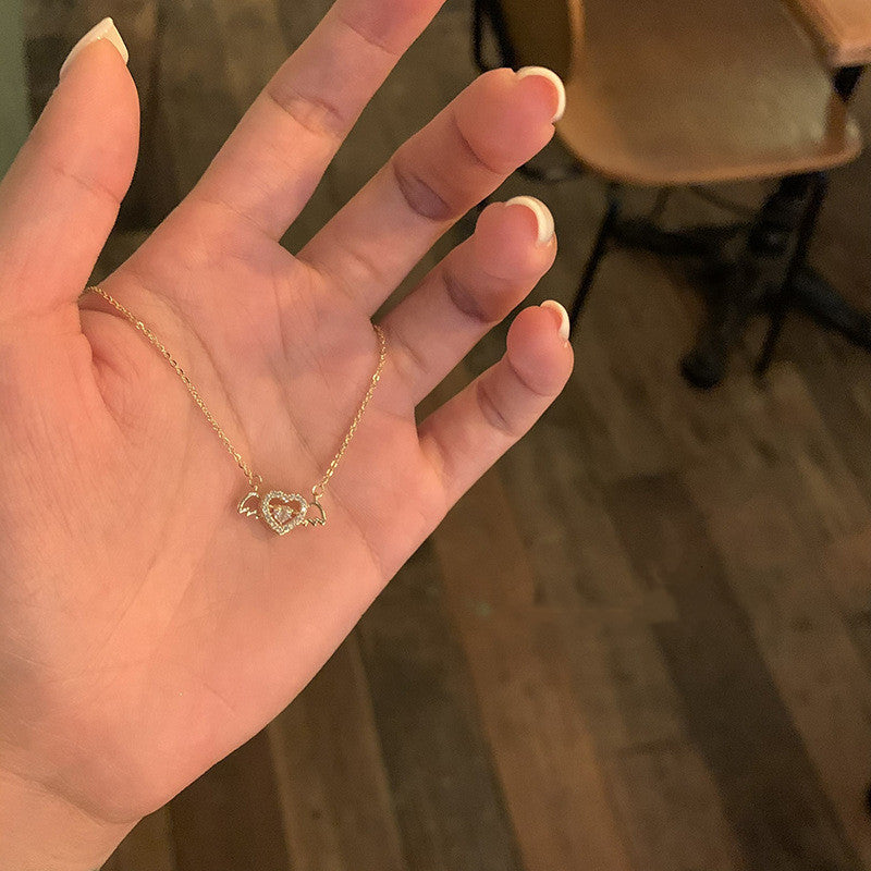 Vintage Gothic Heart Crown Necklaces