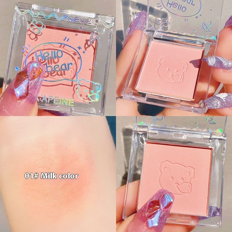 Monochrome Blush Matte Makeup