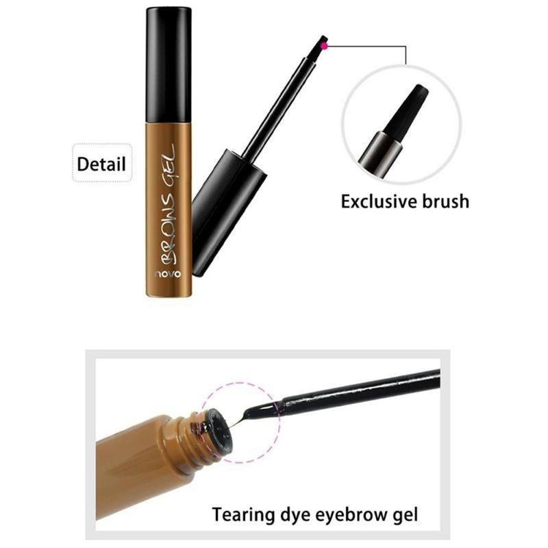 Peel Off Brown Black Eye Brow