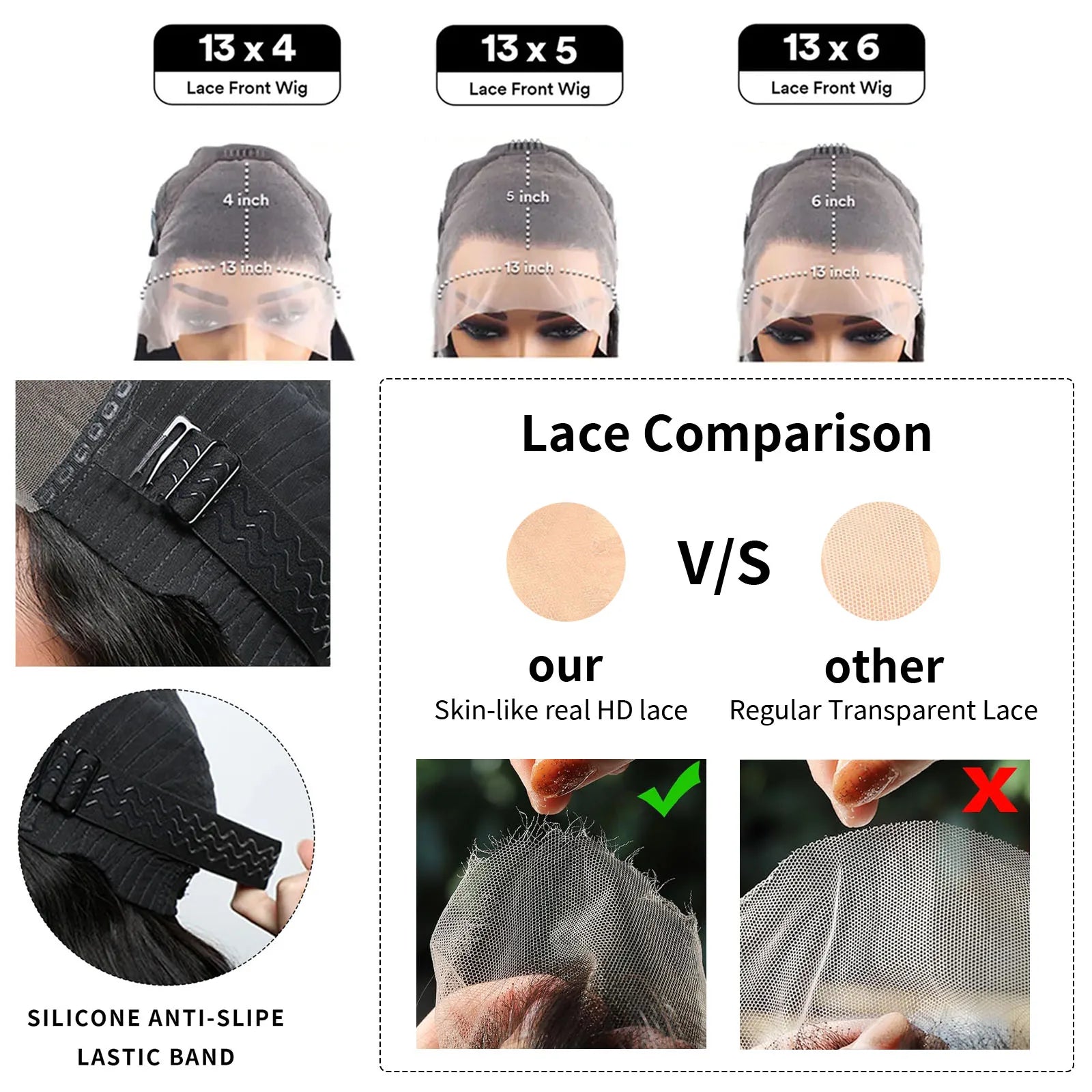 Honey Blonde Deep Curly Transparent Wigs