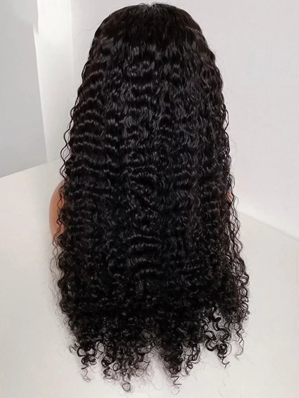 Soft Natural Black Kinky Curly Lace Front Wig