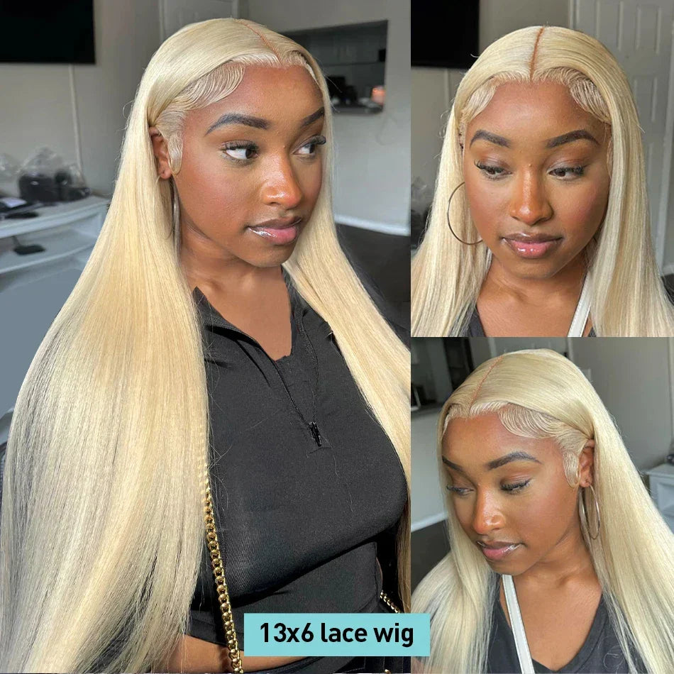 Blonde Lace Front Human Hair Wigs