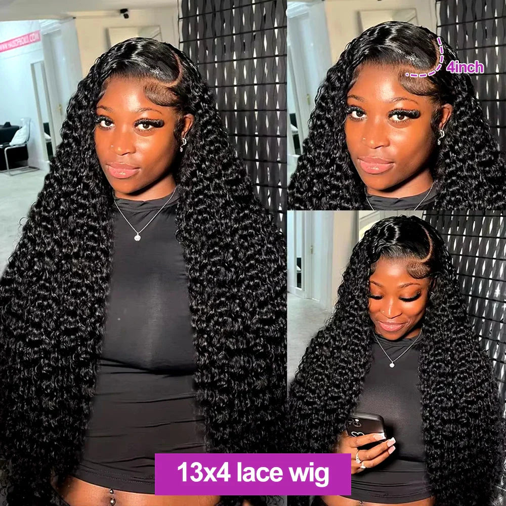 Transparent HD Lace Frontal Curly Wigs