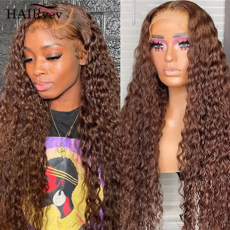 Deep Wave Frontal Curly Wigs