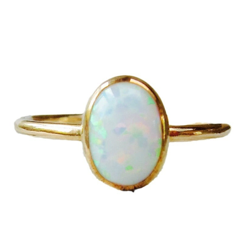 Gold Opal Ring